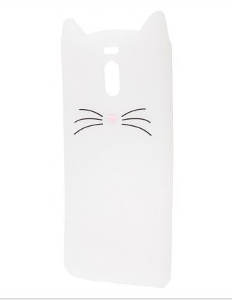 Накладка 3D Cat для Meizu M6 Note біла-0